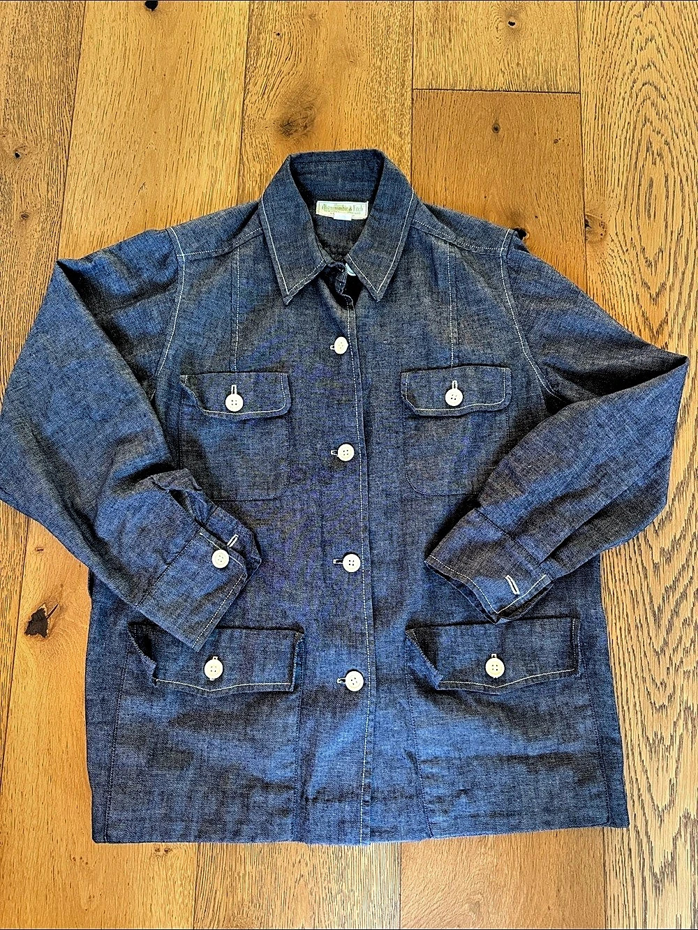Vintage Abercrombie & Fitch Blue Utility Jacket